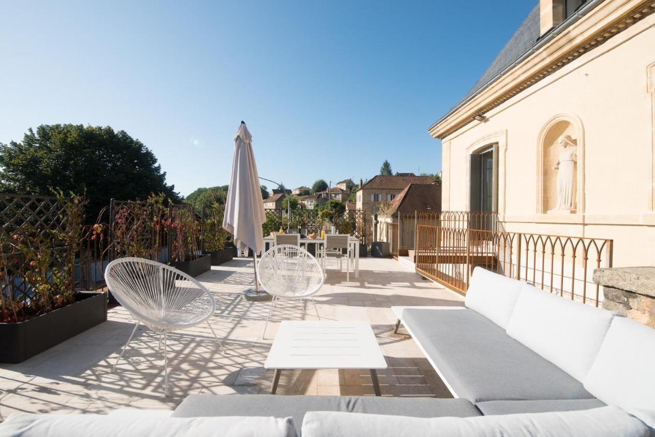 Apartament La Belle Terrasse Avec Climatisation Et Parking Prive Sarlat-la-Canéda Zewnętrze zdjęcie